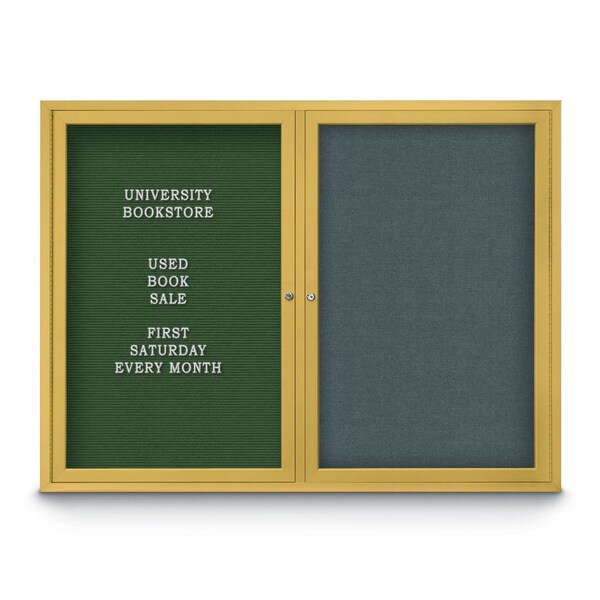 Corkboard, Synthetic Forbo/Black, 42"x 32"